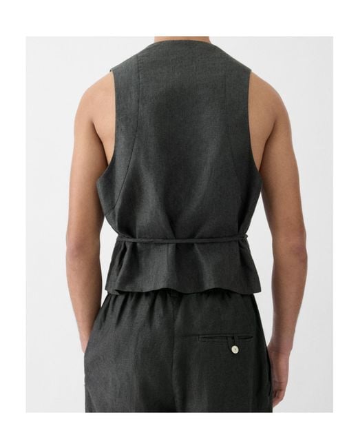 Jacquemus Black Raysan Button Waistcoat for men