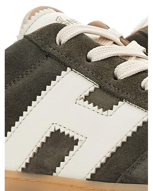 Hogan Green H647 Low-Top Sneakers for men