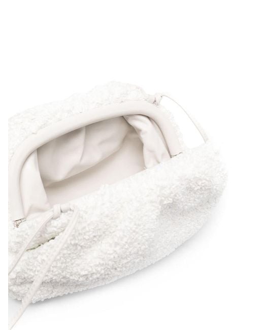 Bottega Veneta White The Pouch Clutch Bag