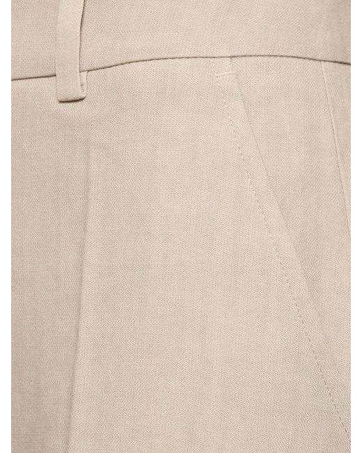 Anine Bing Natural Belt Loop Casual Pants