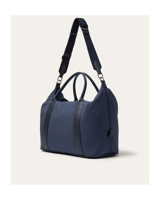 Loro Piana Blue Medium Wind Duffle Bag for men