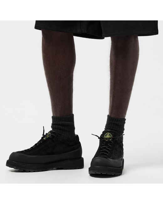 Stone Island Black Diemme Low Top Sneakers for men