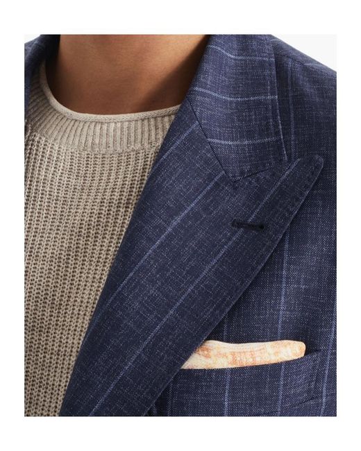 Brunello Cucinelli Natural Double Face Pocket Square for men