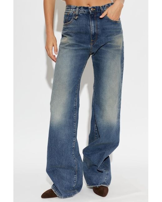 R13 Blue Belt-Loop Jeans
