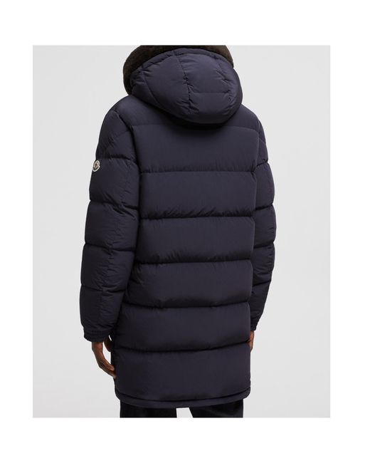 Moncler Black Rowan Long Parka for men