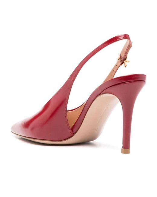 Gianvito Rossi Pink Pointed High-Heeled Sandals