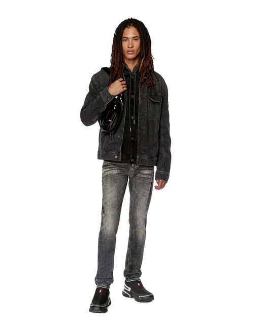 DIESEL Gray 1979 Sleenker Skinny Jeans for men