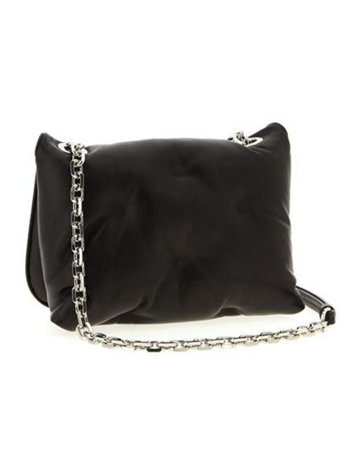 Maison Margiela Black Glam Slam Flap Quilted Mini Bag