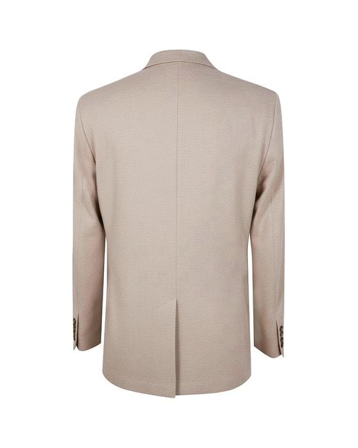 Boglioli Natural Notched-Lapel Wool Jacket for men