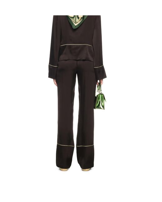 Off-White c/o Virgil Abloh Black Logo Embroidered Drawstring Pants