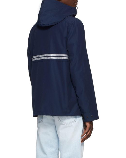 Canada Goose Blue Lockeport Hooded Jacket for men