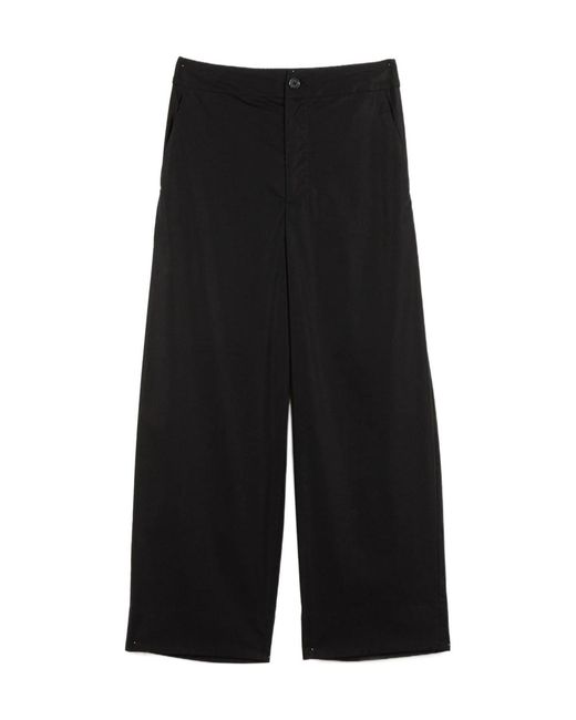 Twinset Black Wide-Leg Trousers