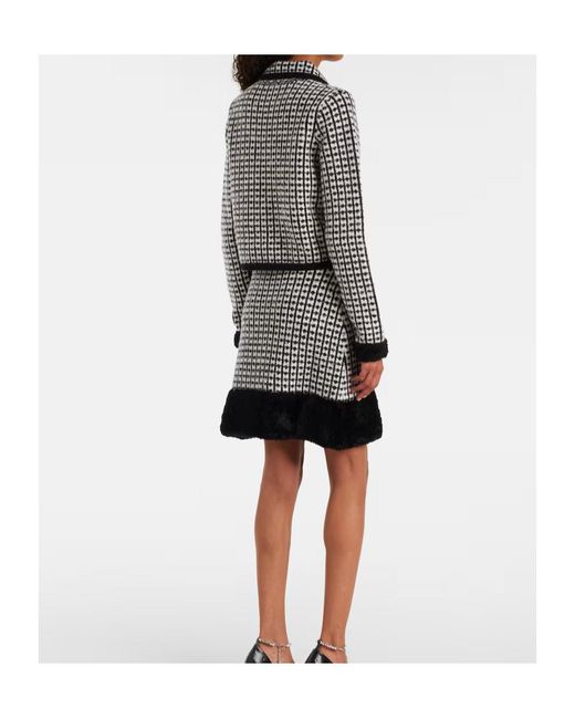 Nina Ricci Black Wool-Blend Cardigan