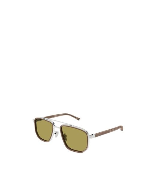 Gucci Multicolor Eyewear Navigator Frame Sunglasses for men