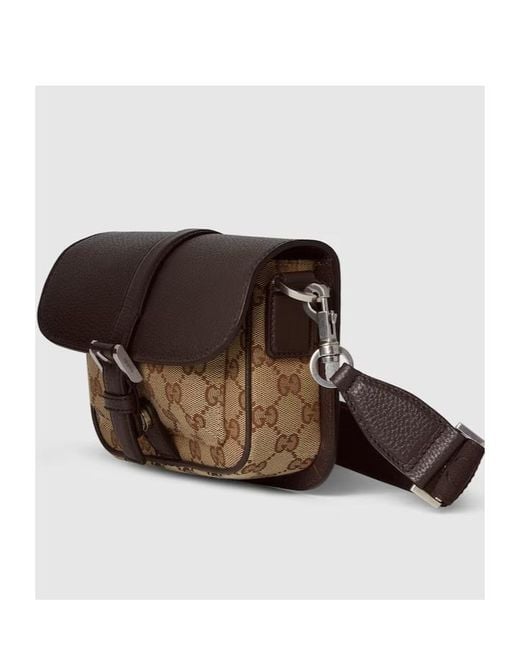 Gucci Brown Gg Mini Bag for men