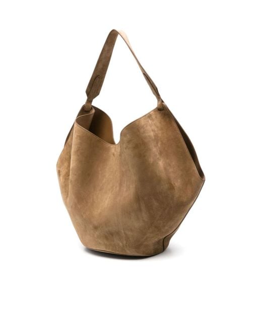 Khaite Brown Medium Lotus Tote Bag