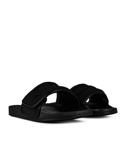 Jimmy Choo Black Lycra Fitz/F Sliders