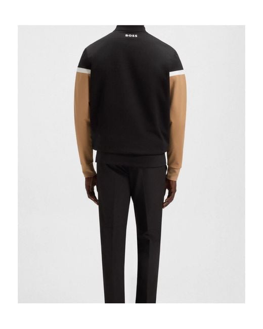 Boss Black Boss Color Blocked The Open Jersey Jacket for men