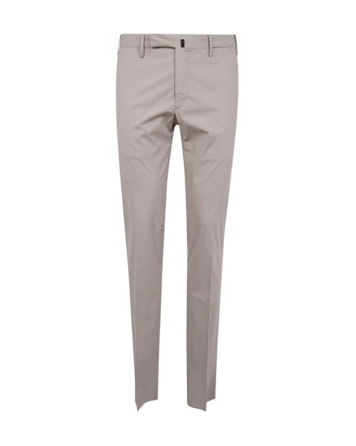 Incotex Gray Slim-Fit Chino Trousers for men