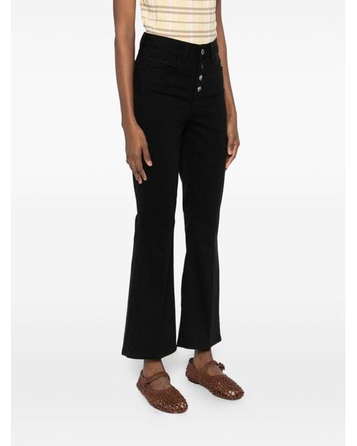 Liu Jo Black Buttoned Jeans