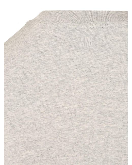 AMI White De Coeur T-Shirt