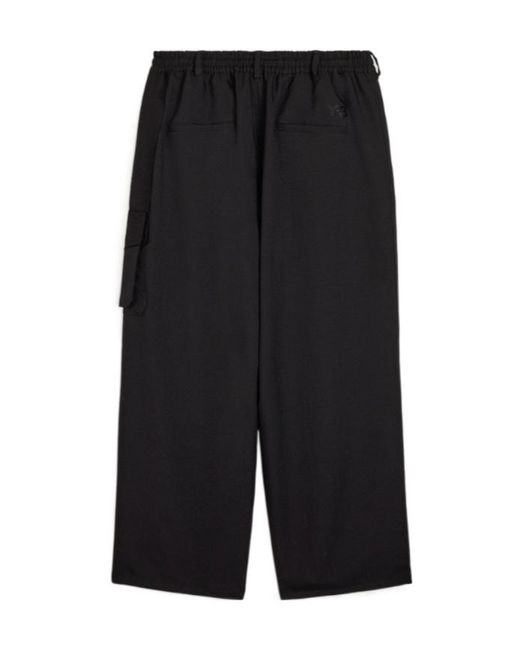 Y-3 Black Sport Uniform Straight Pants for men