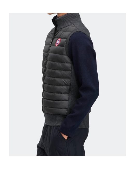 Canada Goose Gray Hybridge Gilet for men