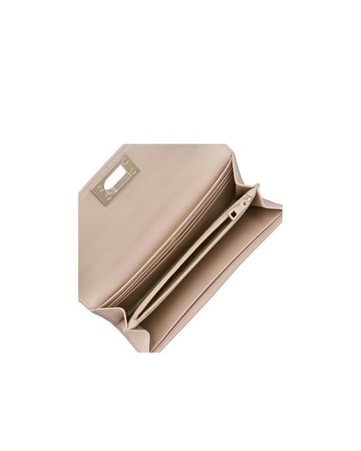 Furla Natural Twist-Lock Continental Wallet