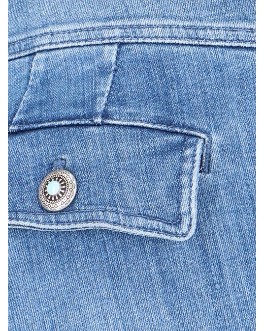 Seafarer Blue Anais Button Pocket Jeans