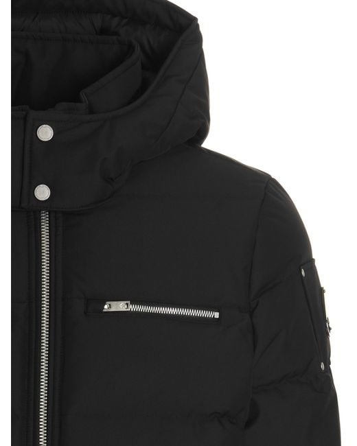 Moose Knuckles Blue Cloud Shearling Bomber Jacket for men