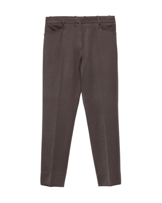 Tom Ford Gray Trousers With Belt Loops
