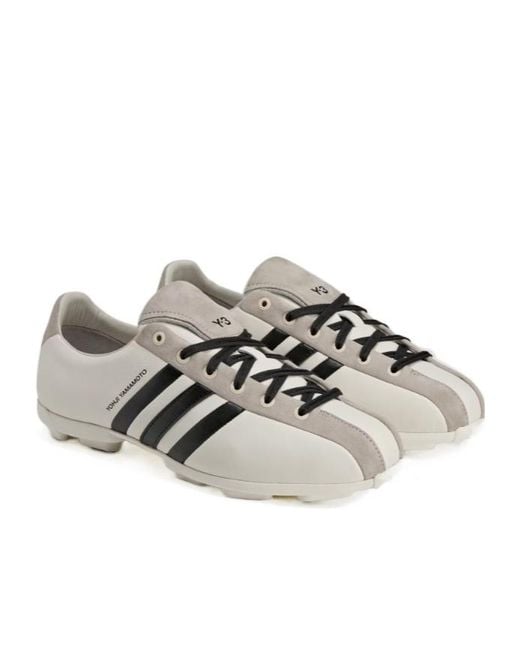 Y-3 White Field Sneakers for men