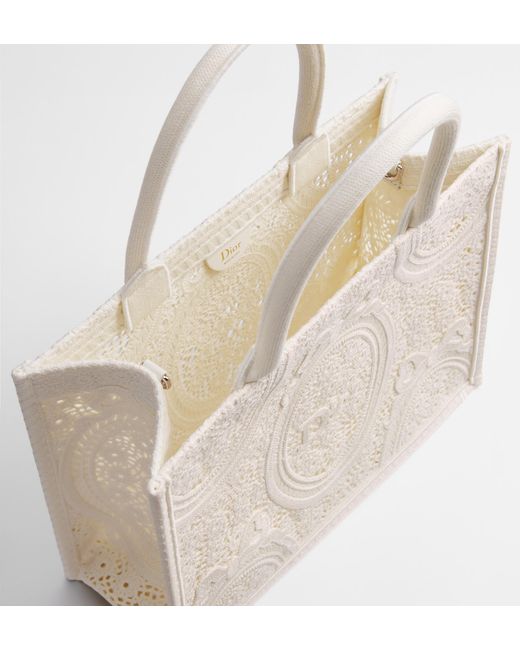 Dior Natural Medium Book Tote With Strap