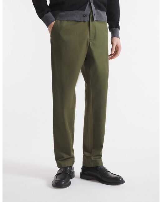 Maison Kitsuné Green Maison Kitsuné Straight-Leg Casual Trousers for men