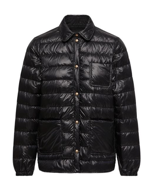 Moncler Black Fouine Padded Shirt Jacket