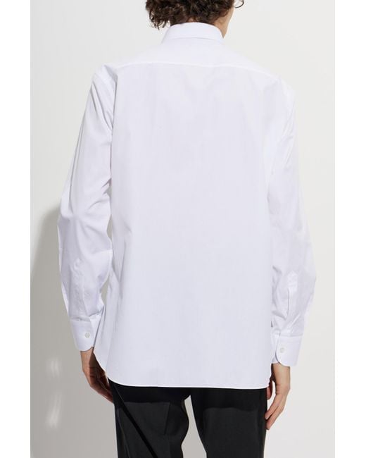 Brioni White Long-Sleeved Shirt for men