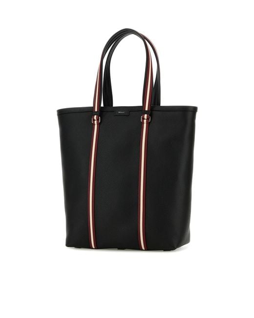Bally Black Double Handle Tote Bag for men