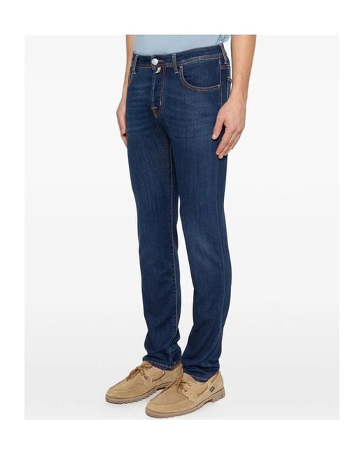 Jacob Cohen Blue Nick Faded Jeans for men