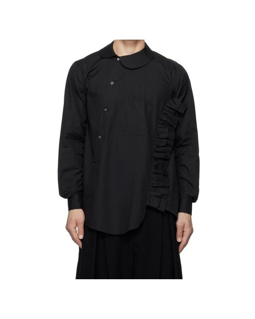 Comme des Garçons Black Ruffled Shirt for men
