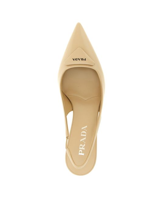 Prada Metallic Open-Toe High-Heeled Sandals