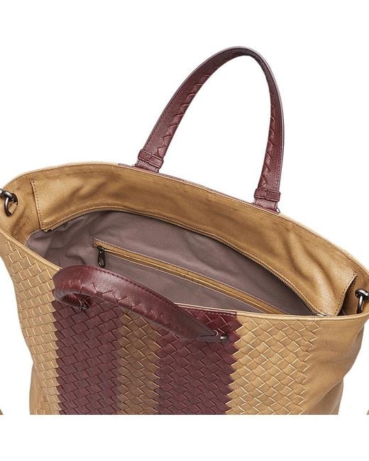 Bottega Veneta Brown Logo Handbag