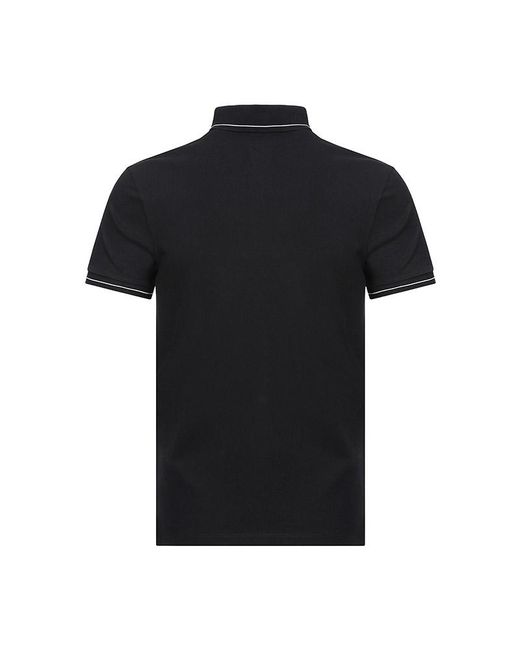 Emporio Armani White Logo Polo Shirt for men