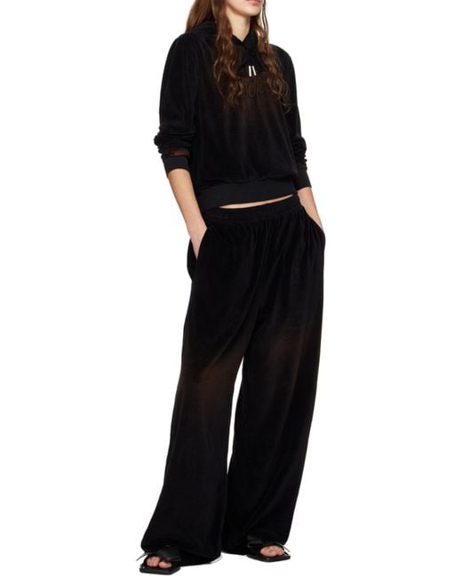 Acne Black Bow Detailed Slip-On Slides