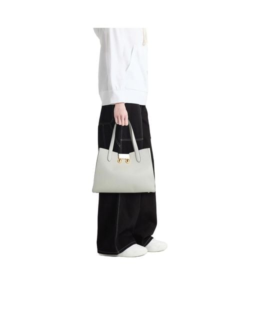 Marni Gray Solid Color Handbags