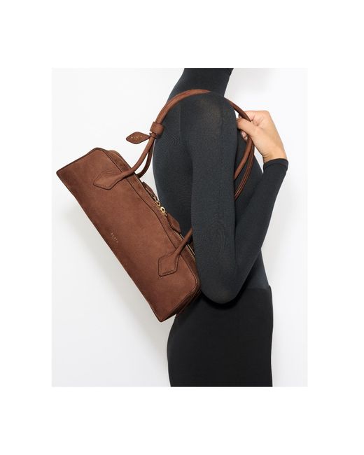 Alaïa Brown Alaïa Le Teckel Medium Shoulder Bag