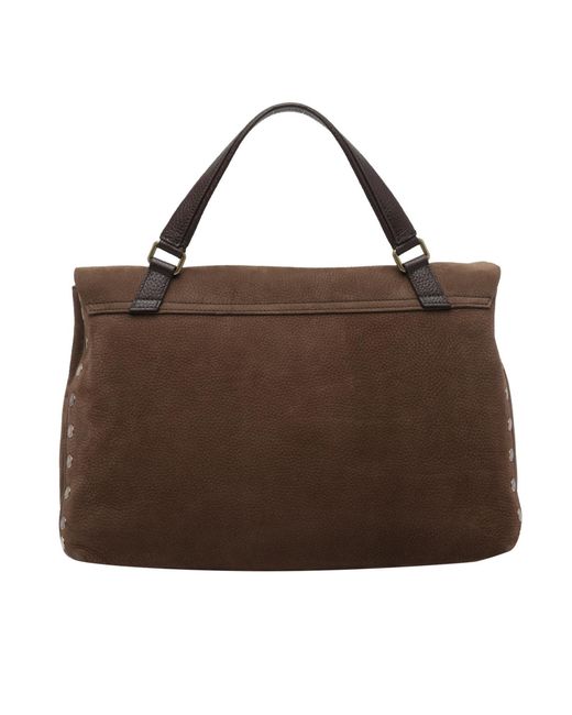 Zanellato Brown Flap Shoulder Bag