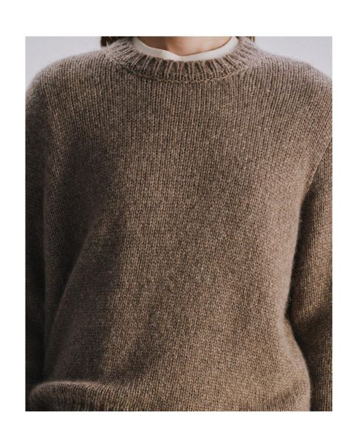 The Row Brown Long-Sleeved Sweater