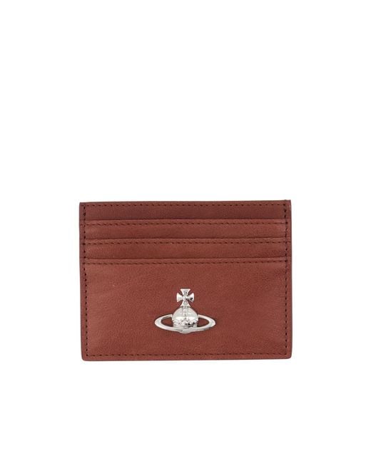 Vivienne Westwood Red Square Card Holder