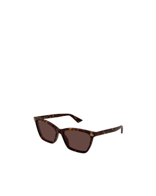 Gucci White Wayfarer Sunglasses