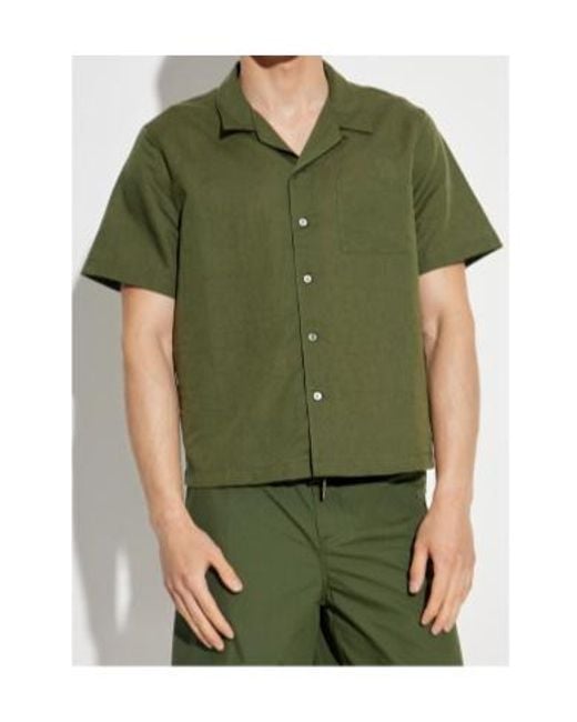 Zadig & Voltaire Green Short-Sleeved Shirt for men